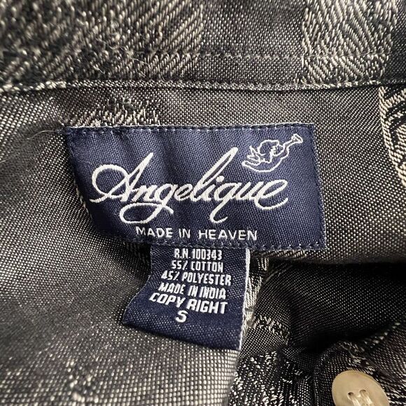 Angelique Made In Heaven Dress Shirt Tiger safari Print Womens unisex size M - Picture 2 of 11